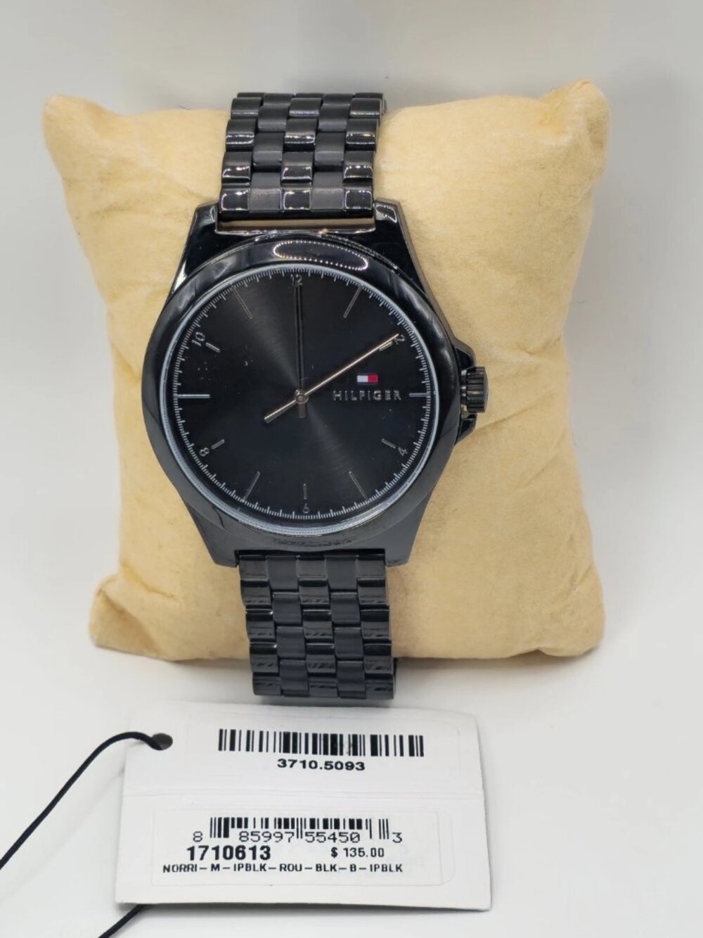 Tommy Hilfiger Men's Black Quartz Watch 42mm